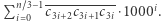  n~3−1----------- i |Pi 0 c3i+2c3i+1c3i⋅1000 . 