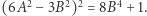2−3B2)2=8B4+1. (6A 
