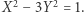 2−3Y2=1. |X 
