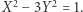2−3Y2=1. X 