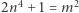 |2n4 + 1 = m2 