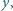 | y, 