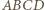 |ABCD 