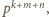 |pk+m+n, 