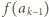 | f(ak−1) 
