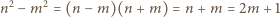 n2− m2 