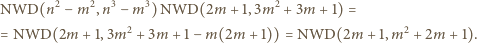 2 NWD(n −m = NWD(2m 