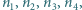 |n ,n ,n ,n , 1 2 3 4