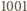 1001 
