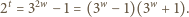  t 2w w w 2 = 3 1− = (3 −1)(3 +1). 
