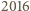 2016 