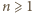 |n ⩾1 