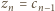 zn = cn−1 