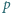 |p