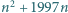 |n2 + 1997n