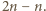 2n − n.