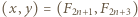 (x,y) = (F2n+1,F2n+3) 
