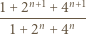 1+-2n+1 +-4n+1 1 +2n + 4n 