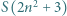 |S(2n2 + 3) 