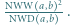  NWW a,b 2 |-NWD -a,b --. 