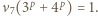 ν7(3p +4p) = 1.