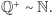 Q+ ∼ N.