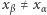 x ≠x β α 