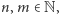 n, | m