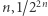  2n n,1/2 