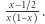  x−1~2 |x -1− x-.