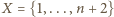 ={1,...,n+2} X 