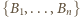 | {B1,...,Bn} 