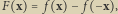 |F x f x f x ,