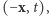 |(−x,t), 