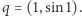 q = (1,sin1). 