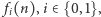 | fi(n), i∈{0, 1},