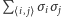 P`i, jeσiσ j 