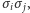 σiσ j,