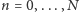 n = 0,...,N 
