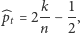  p = 2k-− 1, t n 2 