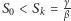 |S0 < Sk = γβ 