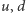 u,d 