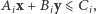 Aix + Biy⩽ Ci, 