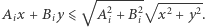  ------- √ 2 2 √ --2---2 |Aix + Biy ⩽ Ai + Bi x + y . 