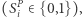  P (Si ∈ {0,1}),