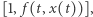 |[1, f (t,x(t))],