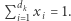 | dk x = 1. P i 1 i 