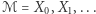 ℳ = X0,X1,... 