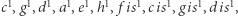 c1,g1,d1,a1,e1,h1, fis1,cis1,gis1,dis1, 