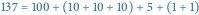 |137 100 10 10 10 5 1 1 